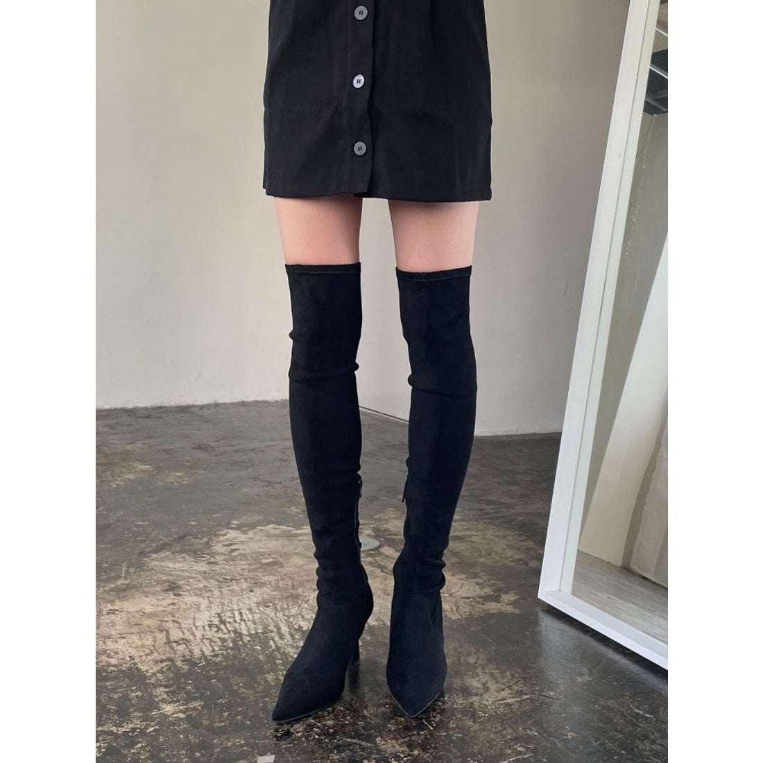 EMODA ポインテッドロングブーツ（ブラック） -靴＆ファッション通販