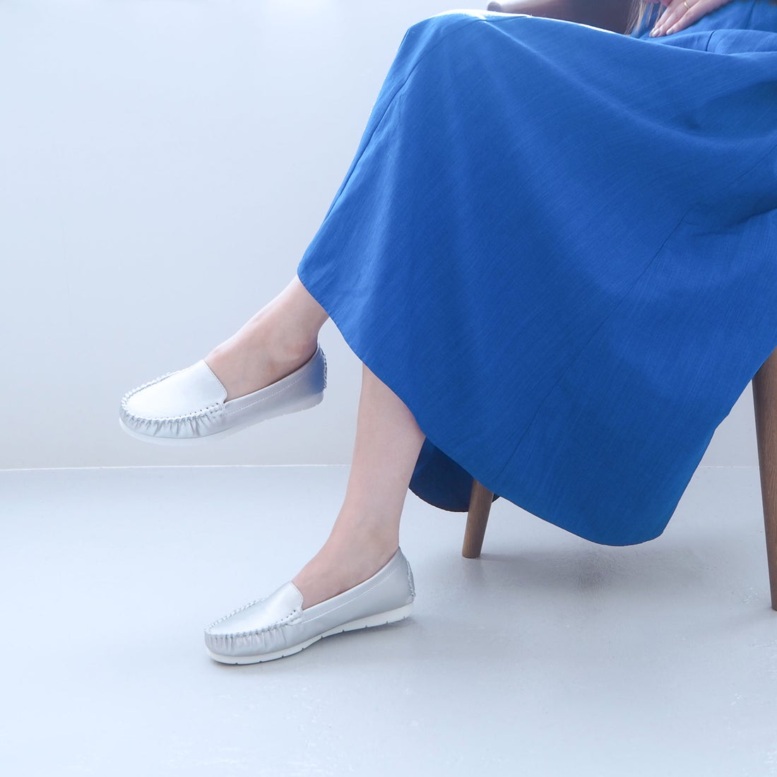 prima》プレーンモカシン （シルバー） -エンチャンテッド-enchanted