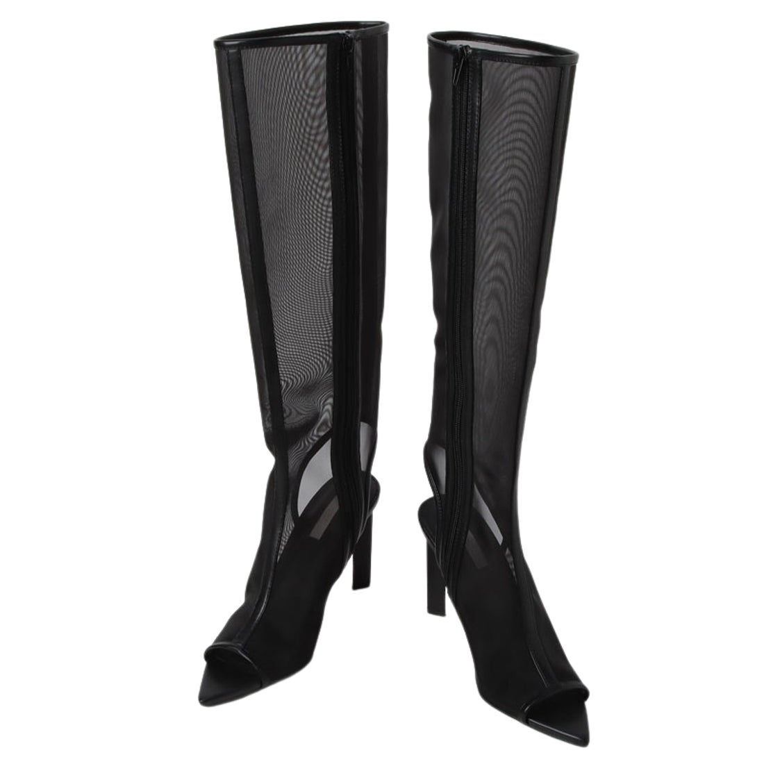 エイミーイストワール EIMY ISTOIRE オープントゥシアーロングブーツ