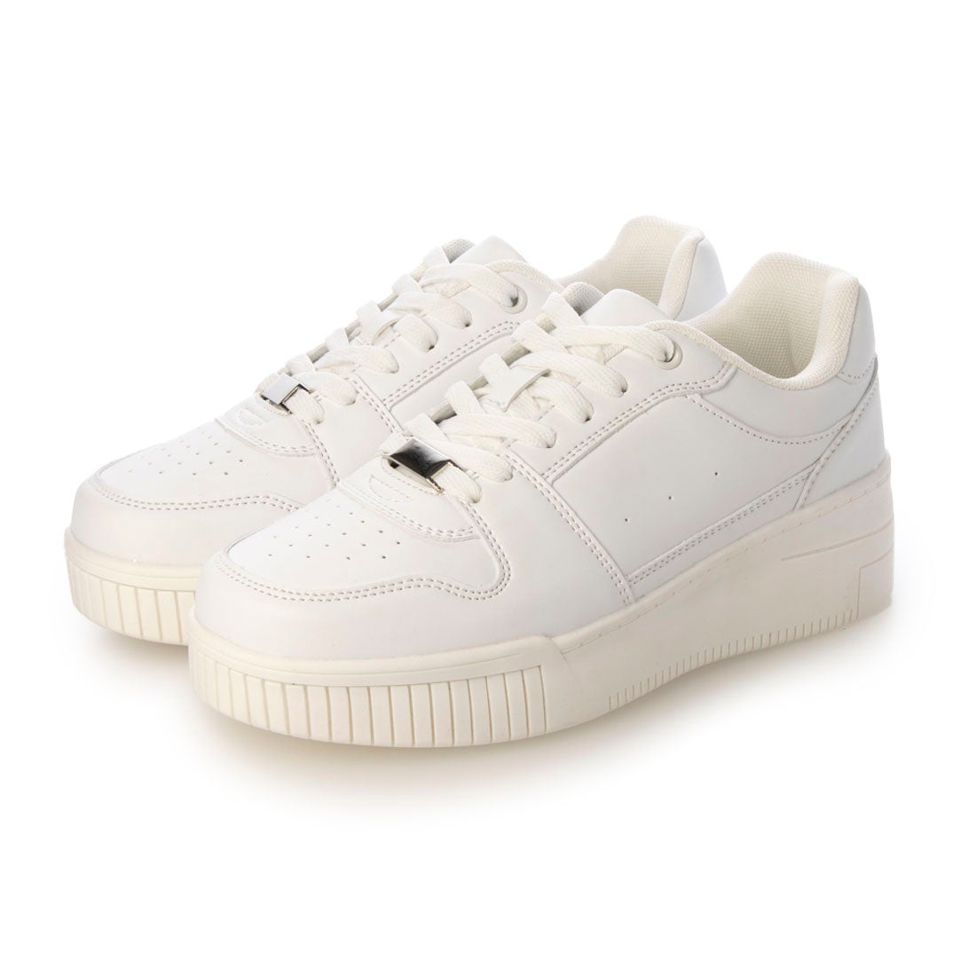 EVOL/イーボル】 レースアップスニーカー IX5439 （ホワイト） -【公式