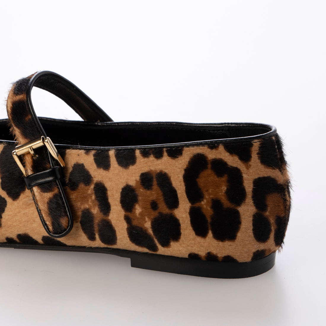 ファビオルスコーニ FABIO RUSCONI レオパード柄ストラップフラット