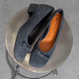 ファビオルスコーニ FABIO RUSCONI オブリークトウリボンパンプス