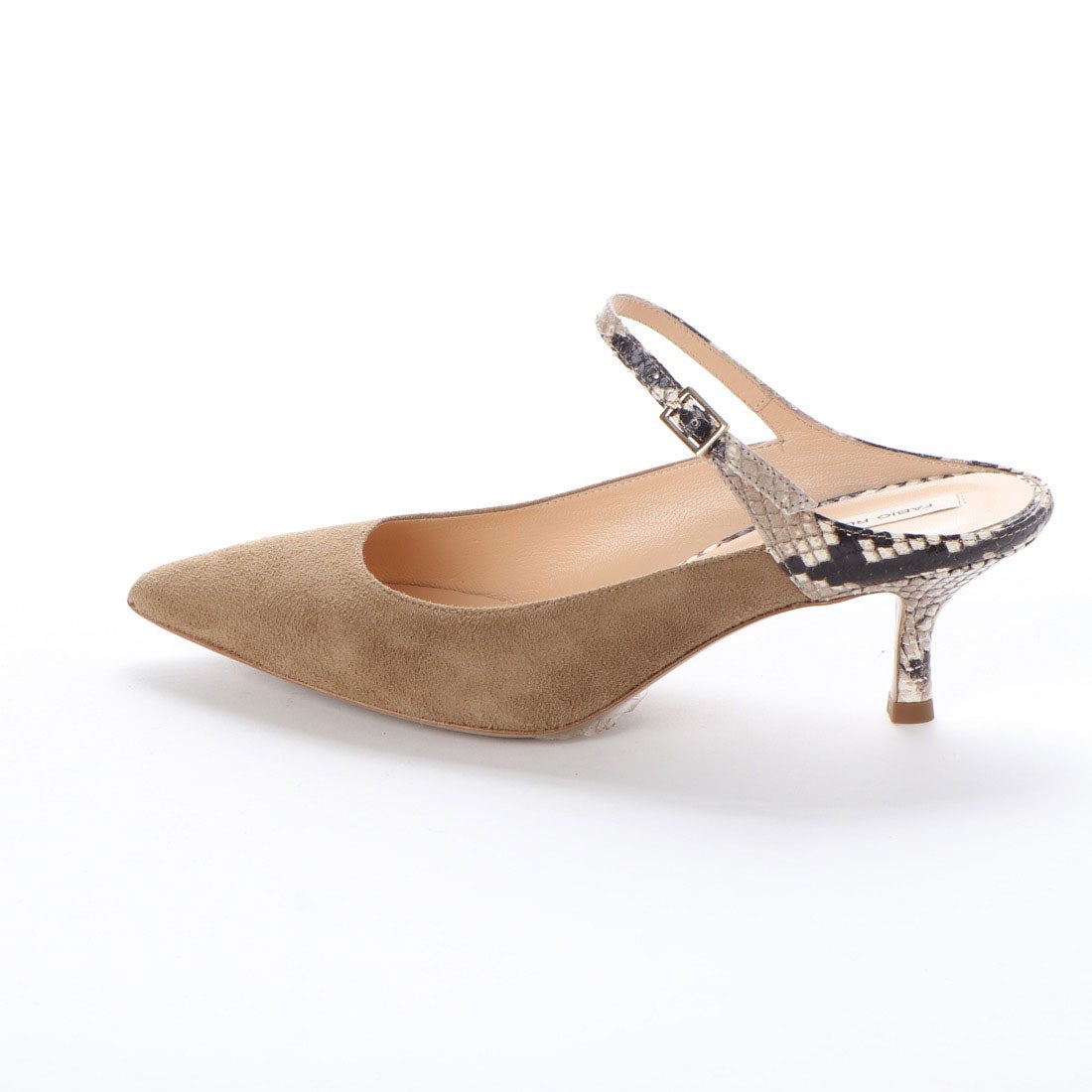 ファビオルスコーニ FABIO RUSCONI ワンストラップミュールパンプス