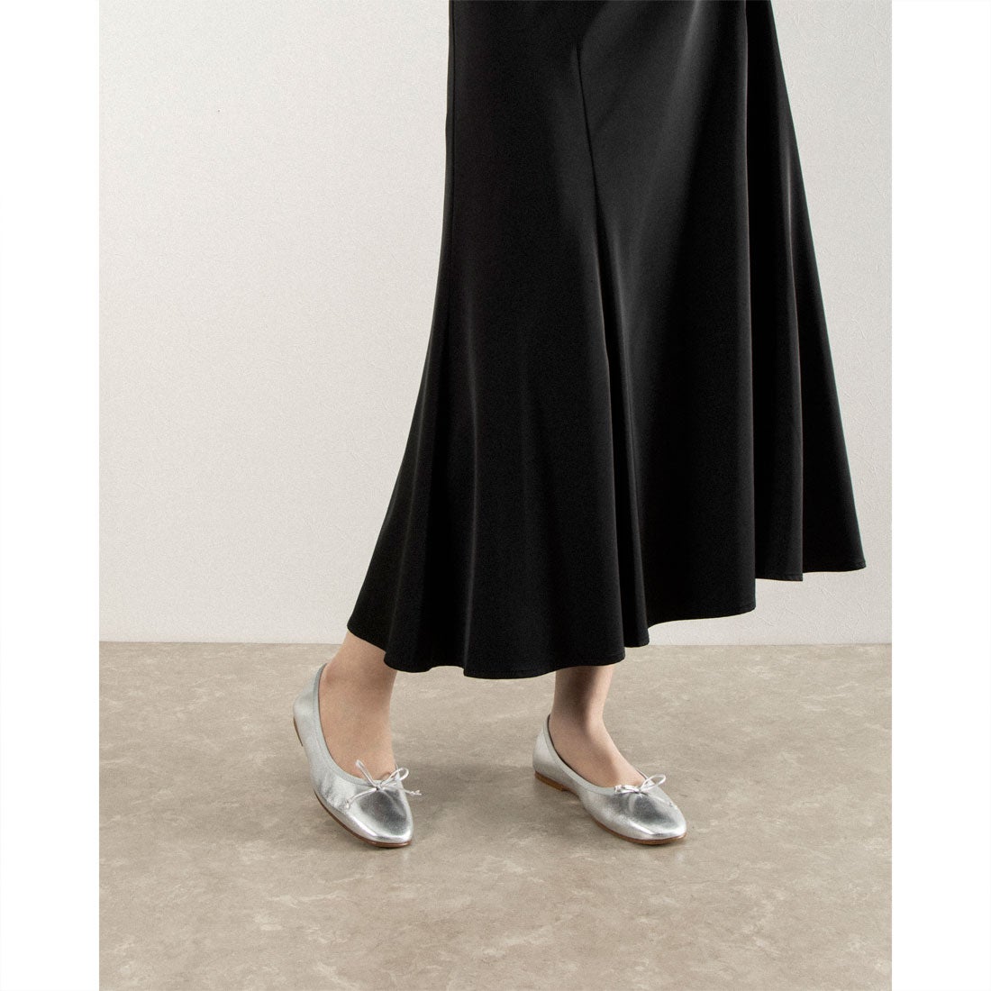 ○ファビオルスコーニ FABIO RUSCONI バレエシューズ （ブラック