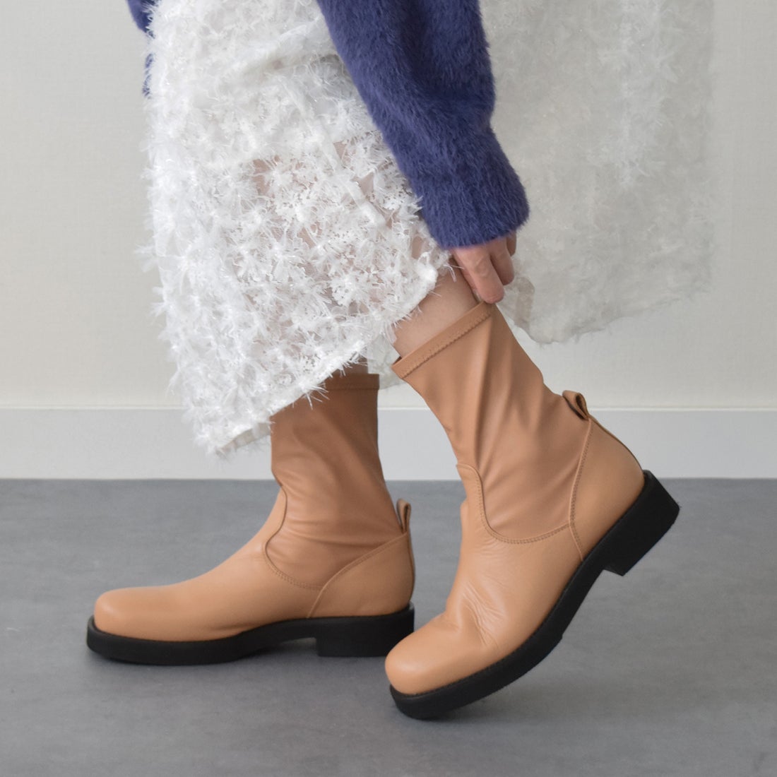 ファビオルスコーニ FABIO RUSCONI ソフトスクエアトウストレッチ