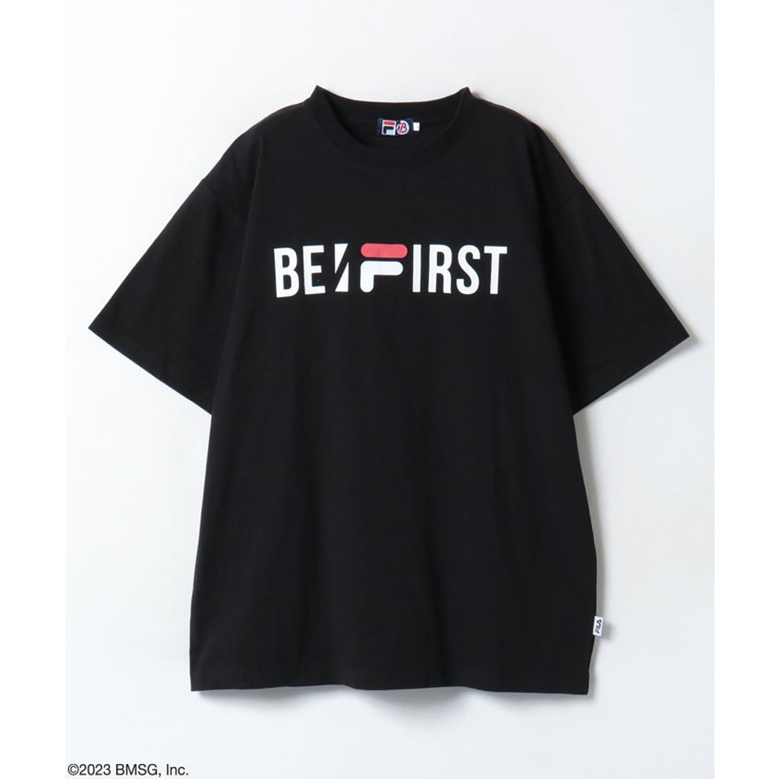 コラボ】× BE:FIRST コラボロゴプリント Tシャツ メンズ （ブラック