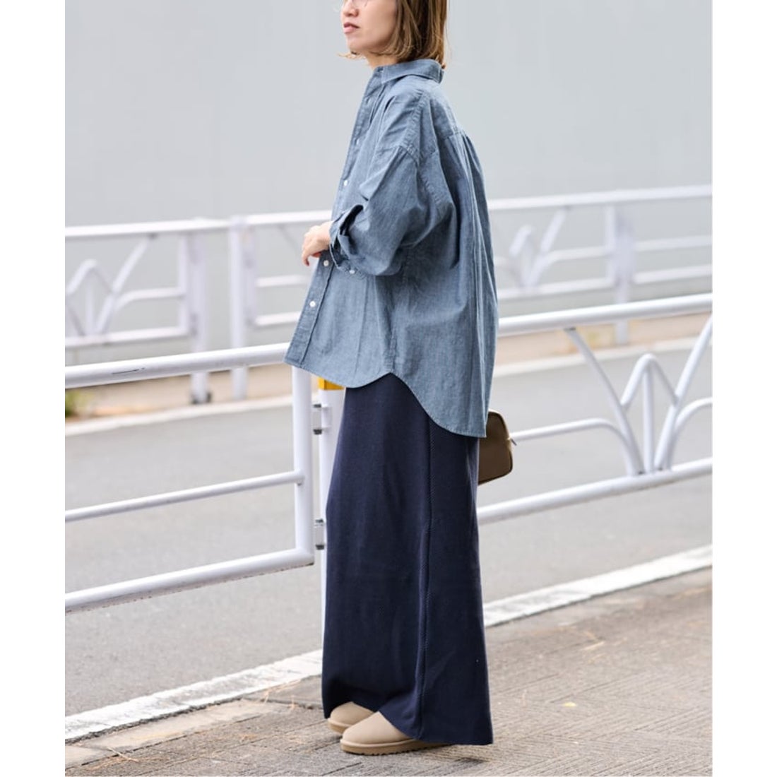 フレームワーク FRAMeWORK ≪追加予約≫ダンガリーシャツ （ブルー C
