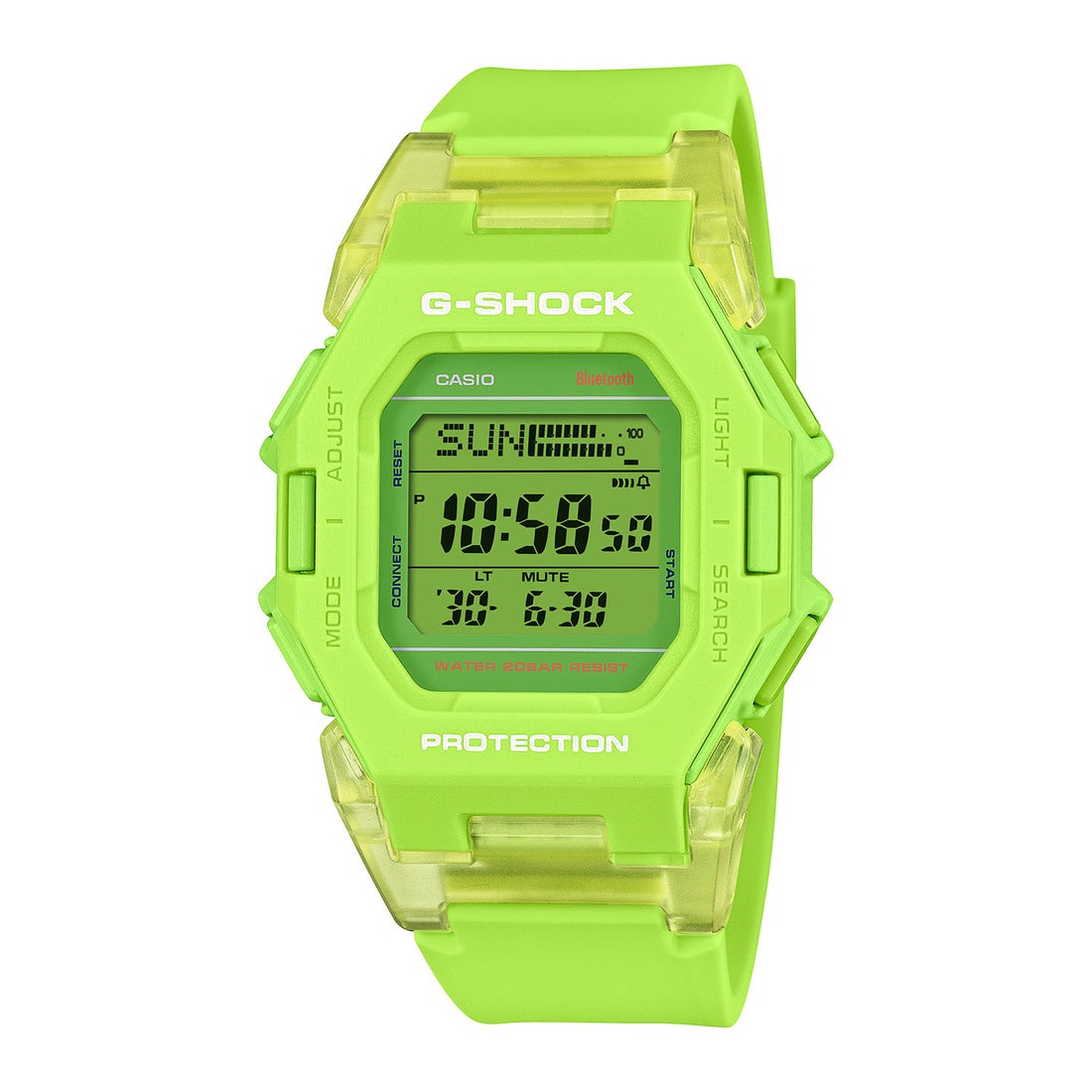 G-SHOCK】GD-B500シリーズ / GD-B500S-3JF （蛍光グリーン） -靴