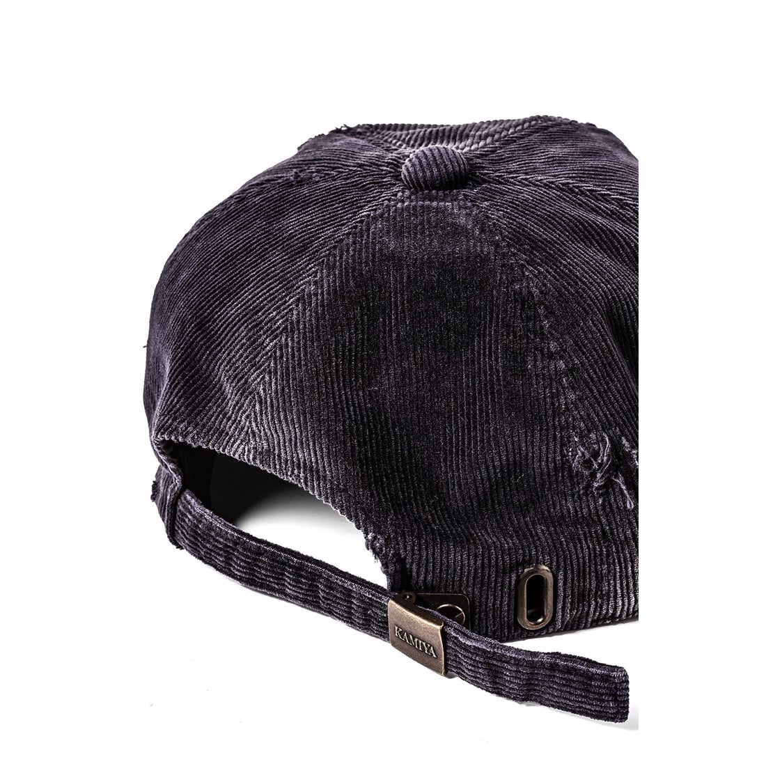 カミヤ KAMIYA CA4LA × KAMIYA K-Wing Distressed Cap （Black