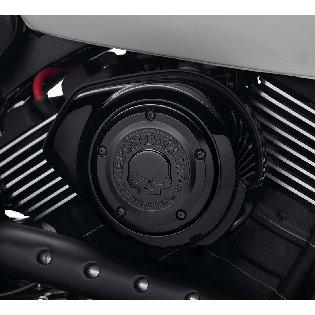 Willie G(TM)スカル・コレクション エアクリーナートリム ブラック