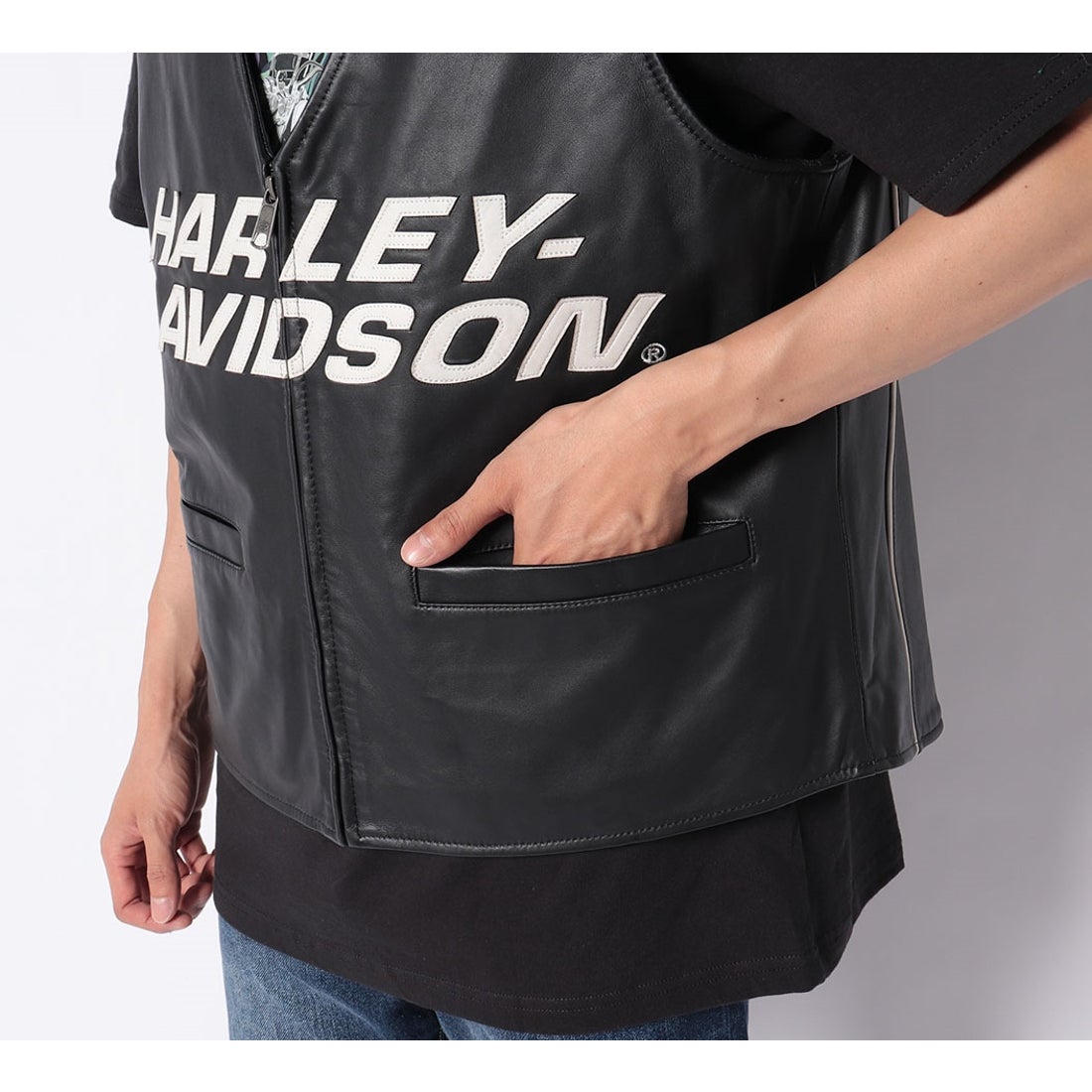 ファクトリーレザーベスト -ハーレーダビッドソン公式オンラインショップ