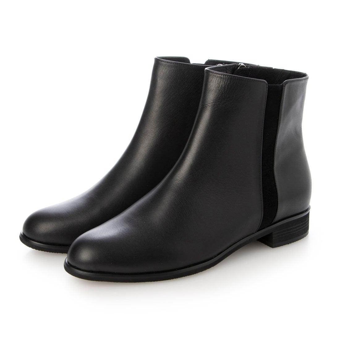 ヒミコ 卑弥呼 サイド切替デザインブーツ/641423 （ブラック） -靴