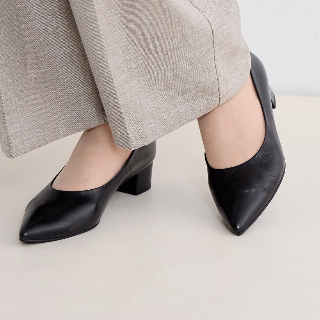 ヒミコ 卑弥呼 【撥水レザー/ジェルインソール】ポインテッドトゥ