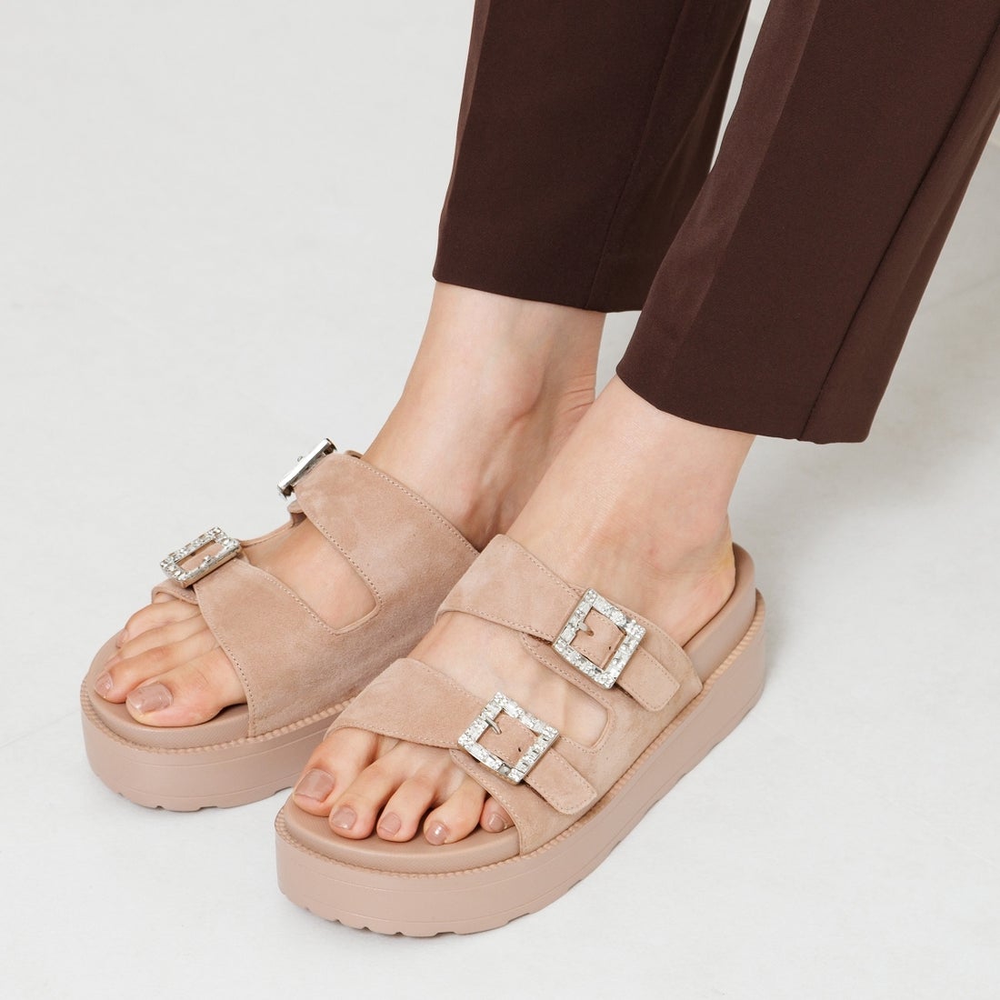 ヒミコ 卑弥呼 ビジュースポーツサンダル/631204 （ベージュ） -靴