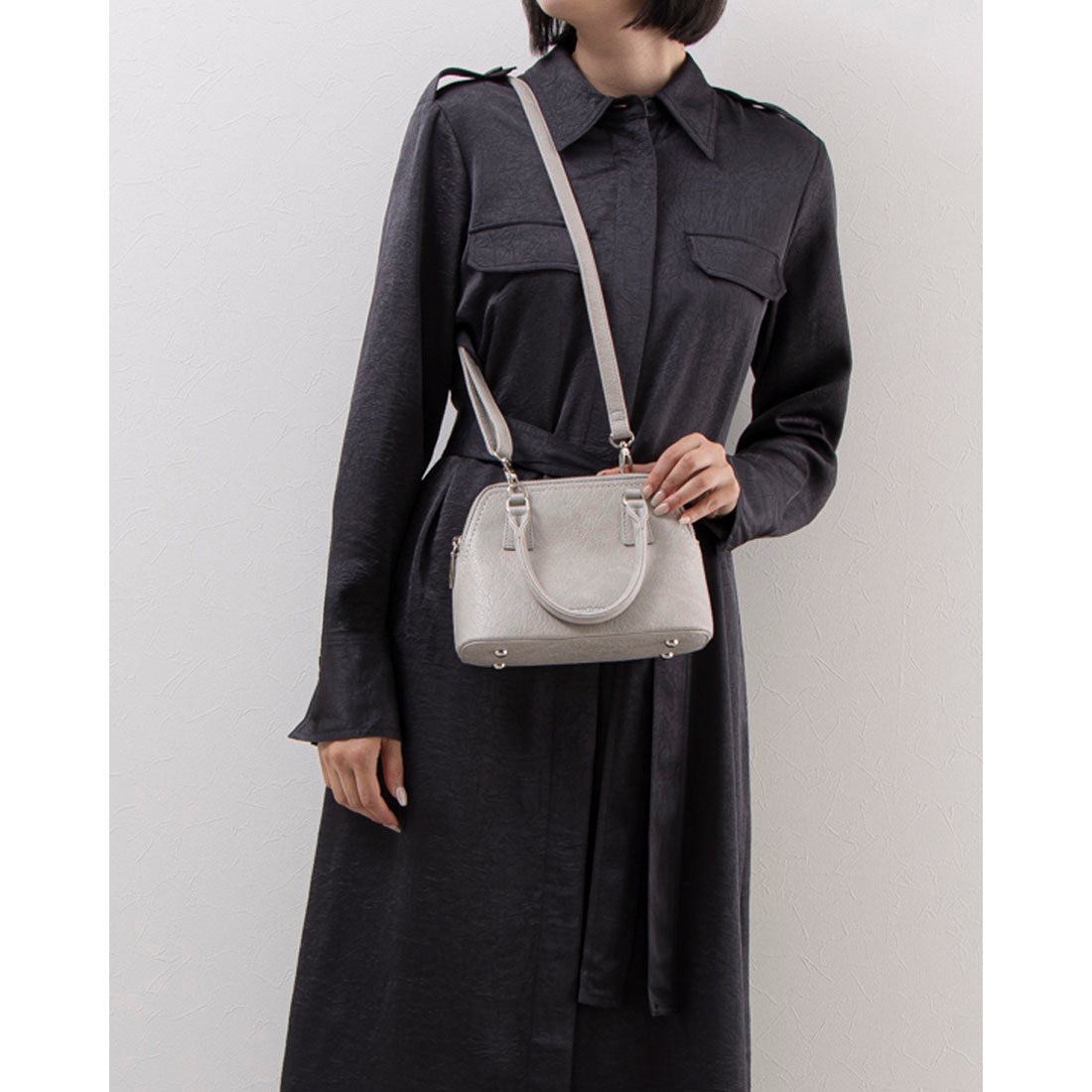 ハンドレッド HUNDRED ハンドバッグ HUNDRED ミニ ボストン 2way