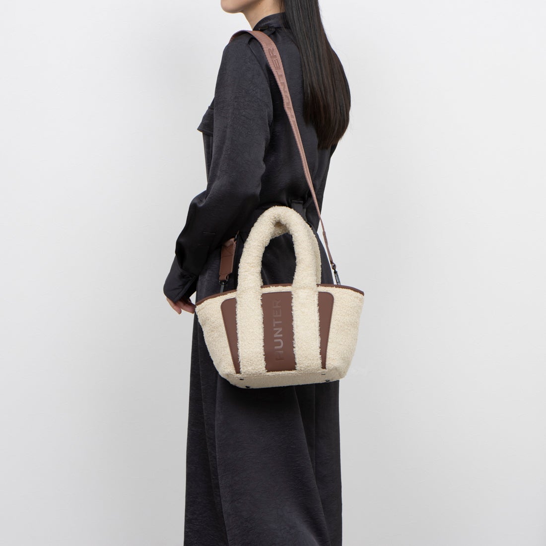 ハンター HUNTER ブークレ ミニ トート （キャンバスクリーム） -waja