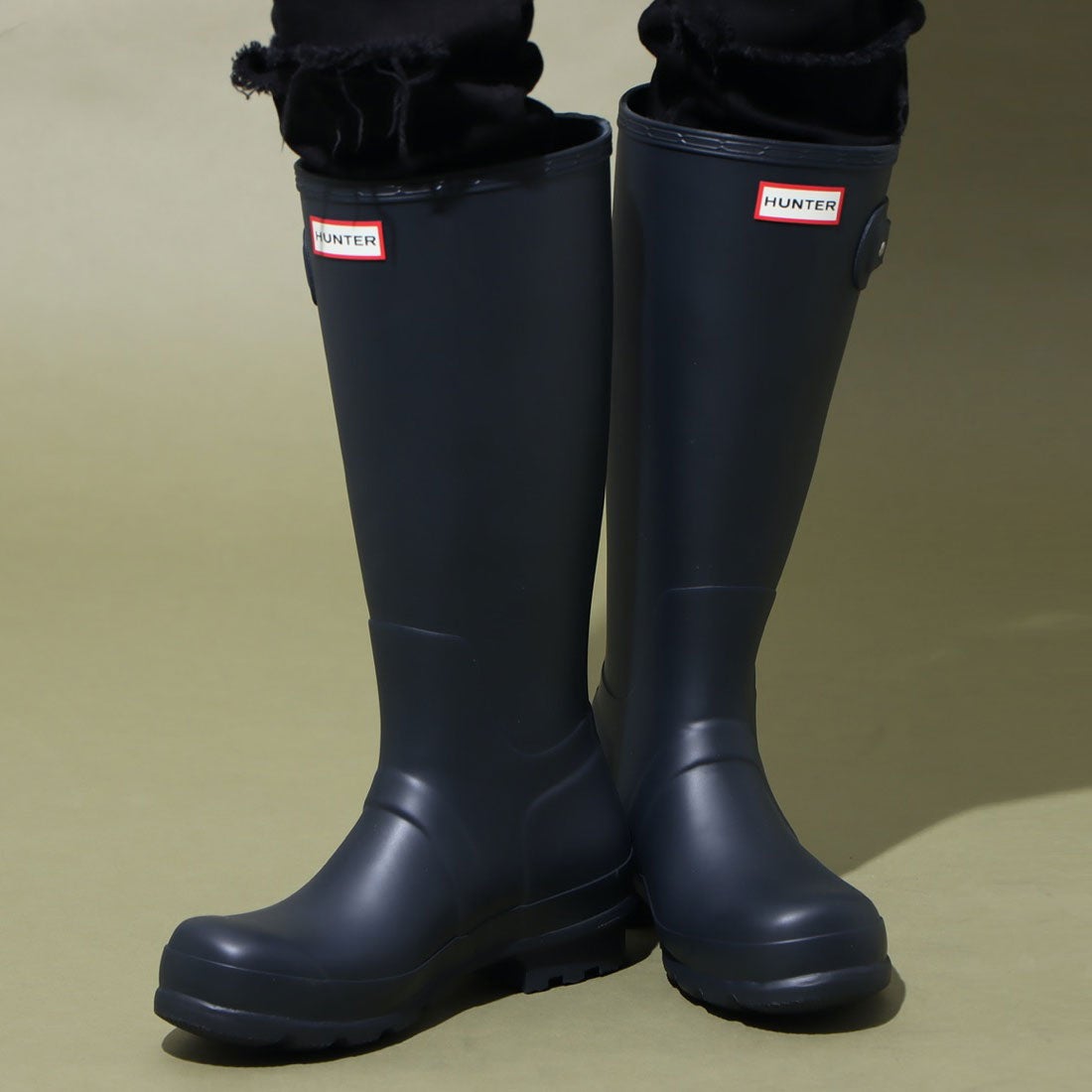 ハンター HUNTER オリジナル トール レインシューズ （ネイビー