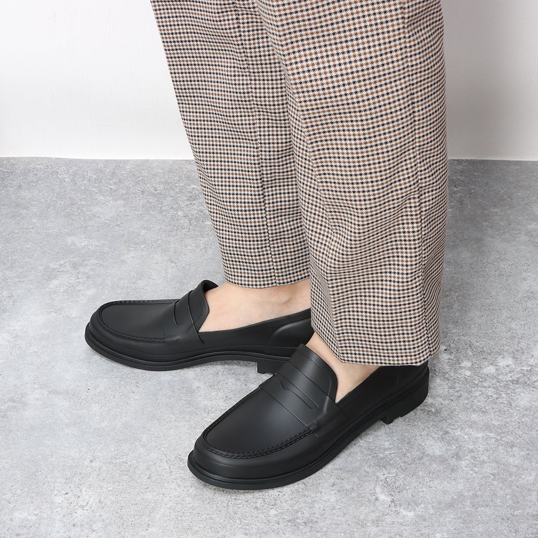 ハンター HUNTER 【メンズ】リファインドペニーローファー （BLACK