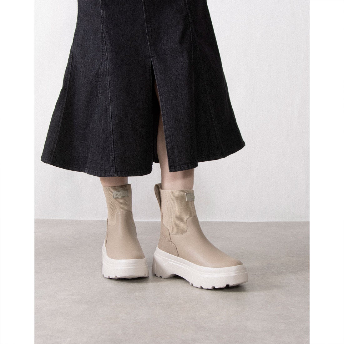 ハンター HUNTER レディース エクスプローラー チェルシー フラット