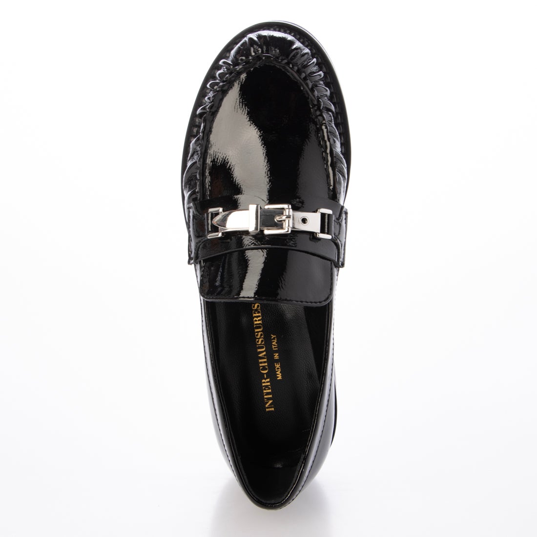 インターショシュール INTER-CHAUSSURES ラウンドトウメタルベルト