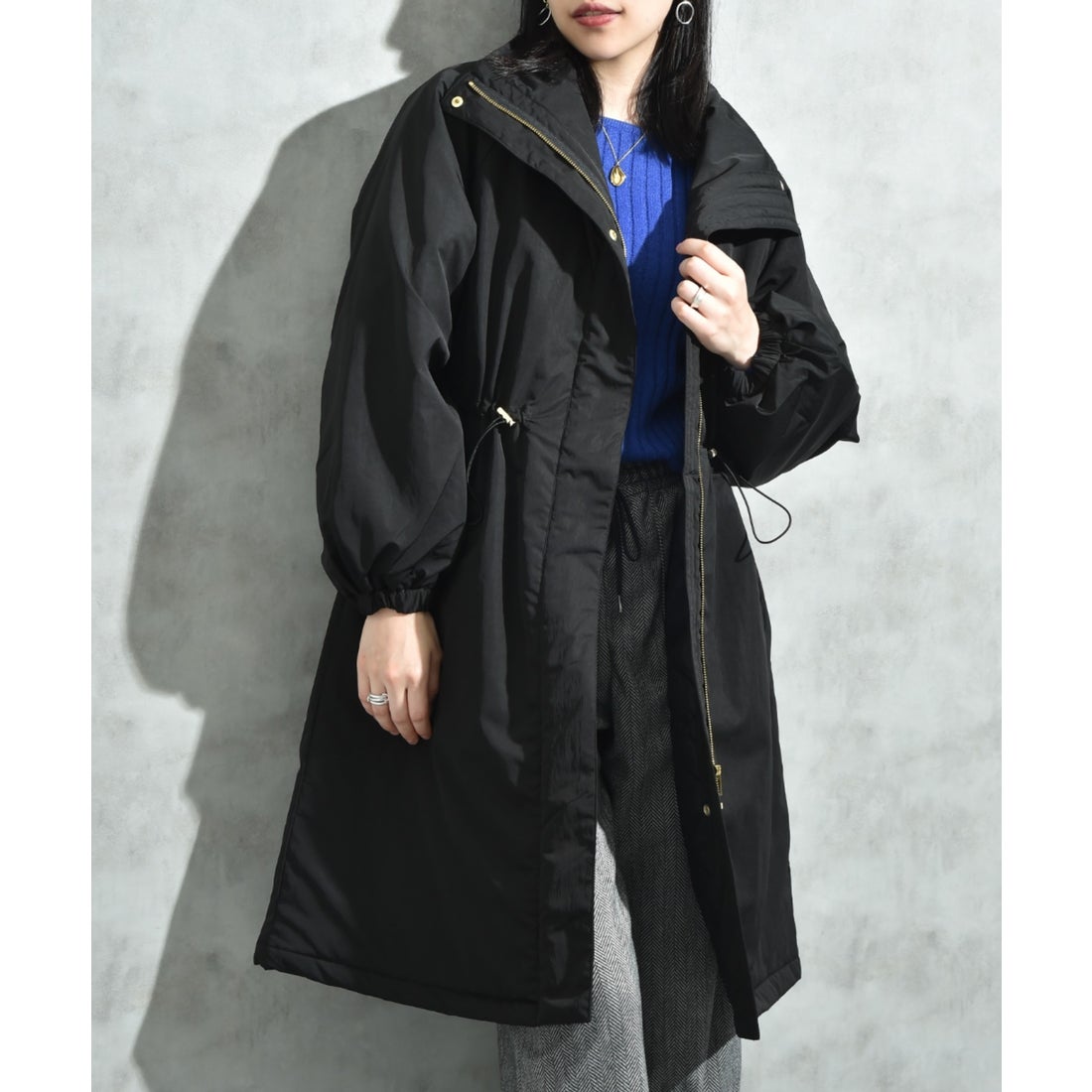 インタープラネット INTERPLANET ウ゛ィンテージクロスZIPロングコート