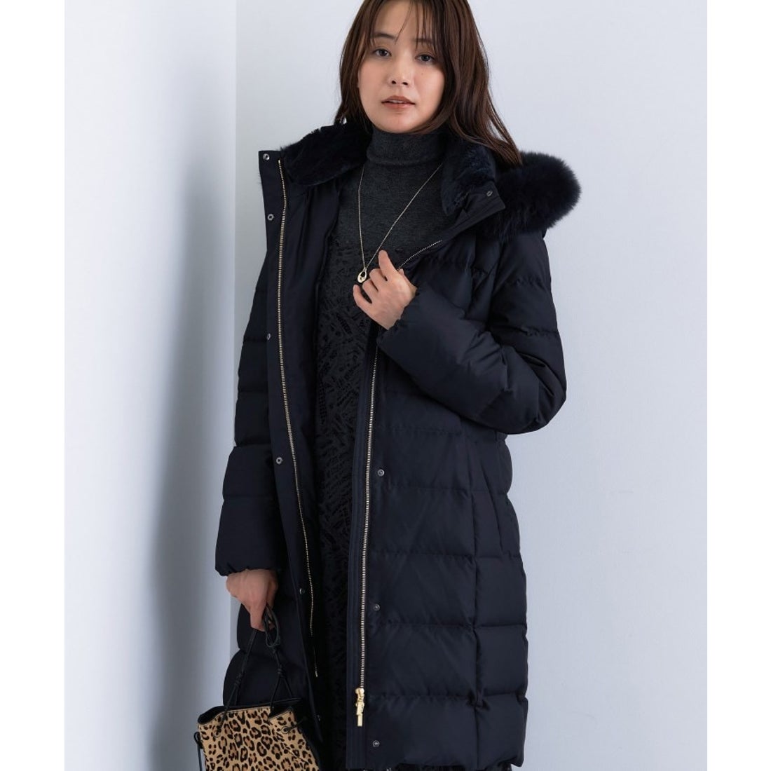 インディヴィ INDIVI 【名品／撥水／抗菌防臭】ロング丈 リサイクル