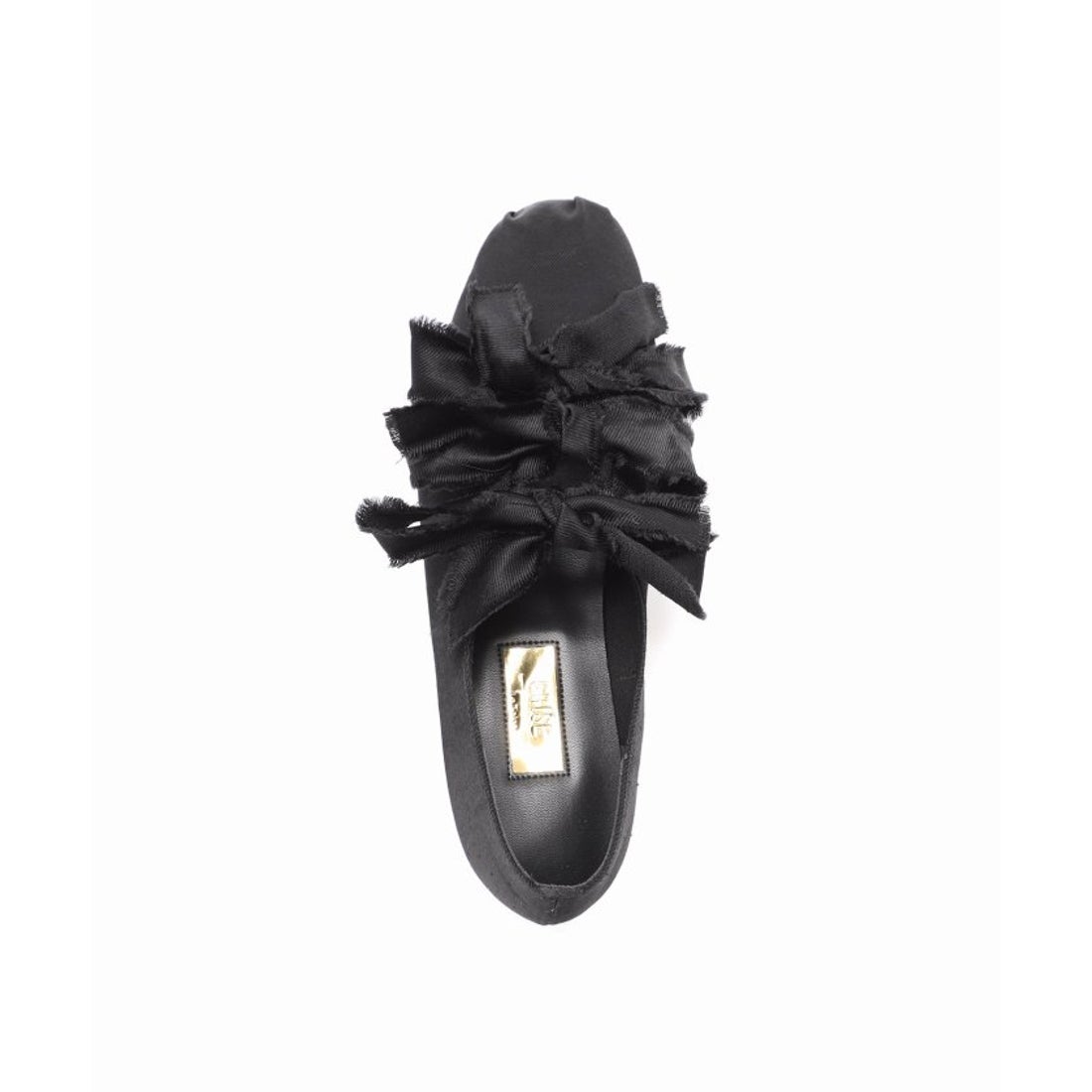 ル タロン LE TALON 《追加》GRISEサテンリボンバレリーナ （キャメル