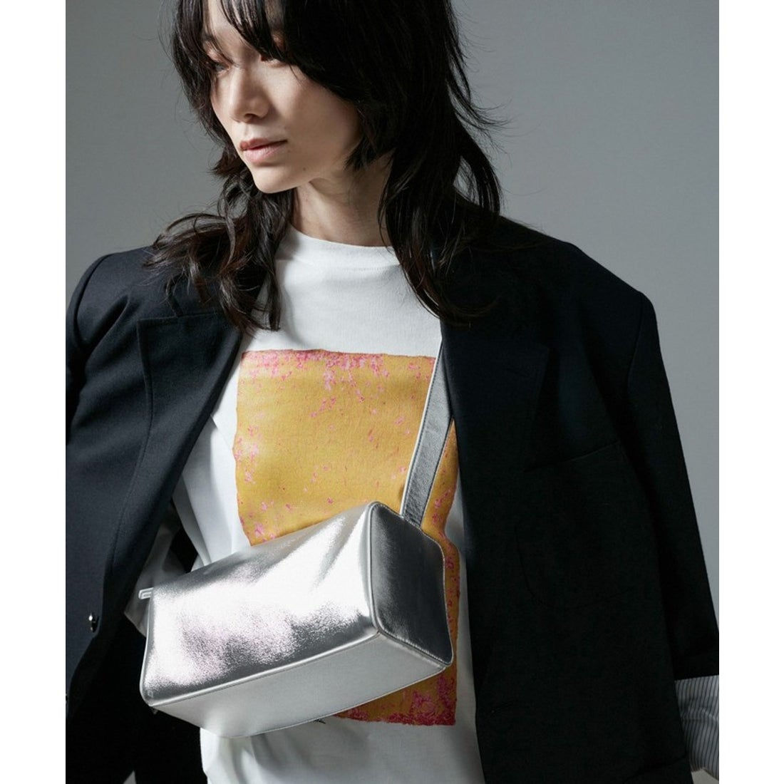 サロン アダム エ ロペ SALON adam et rope' レザーボックスショルダー