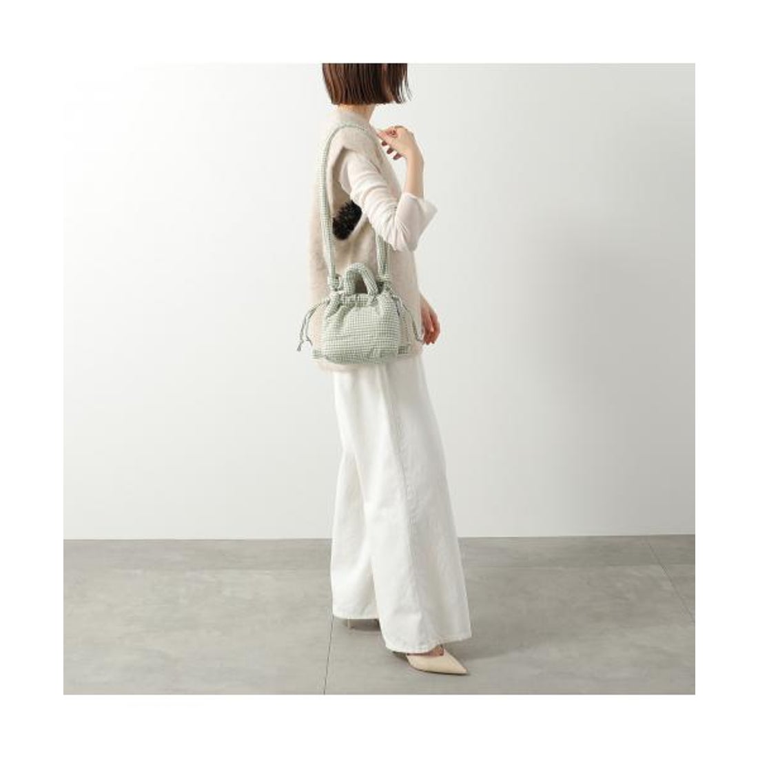 オレンド OLEND OLEND ショルダーバッグ MICRO ONA SOFT BAG チェック