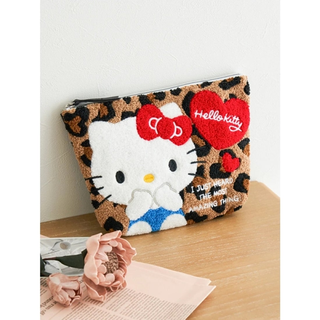 ルディックパーク Ludic Park ハローキティヒョウ柄ポーチ （A柄