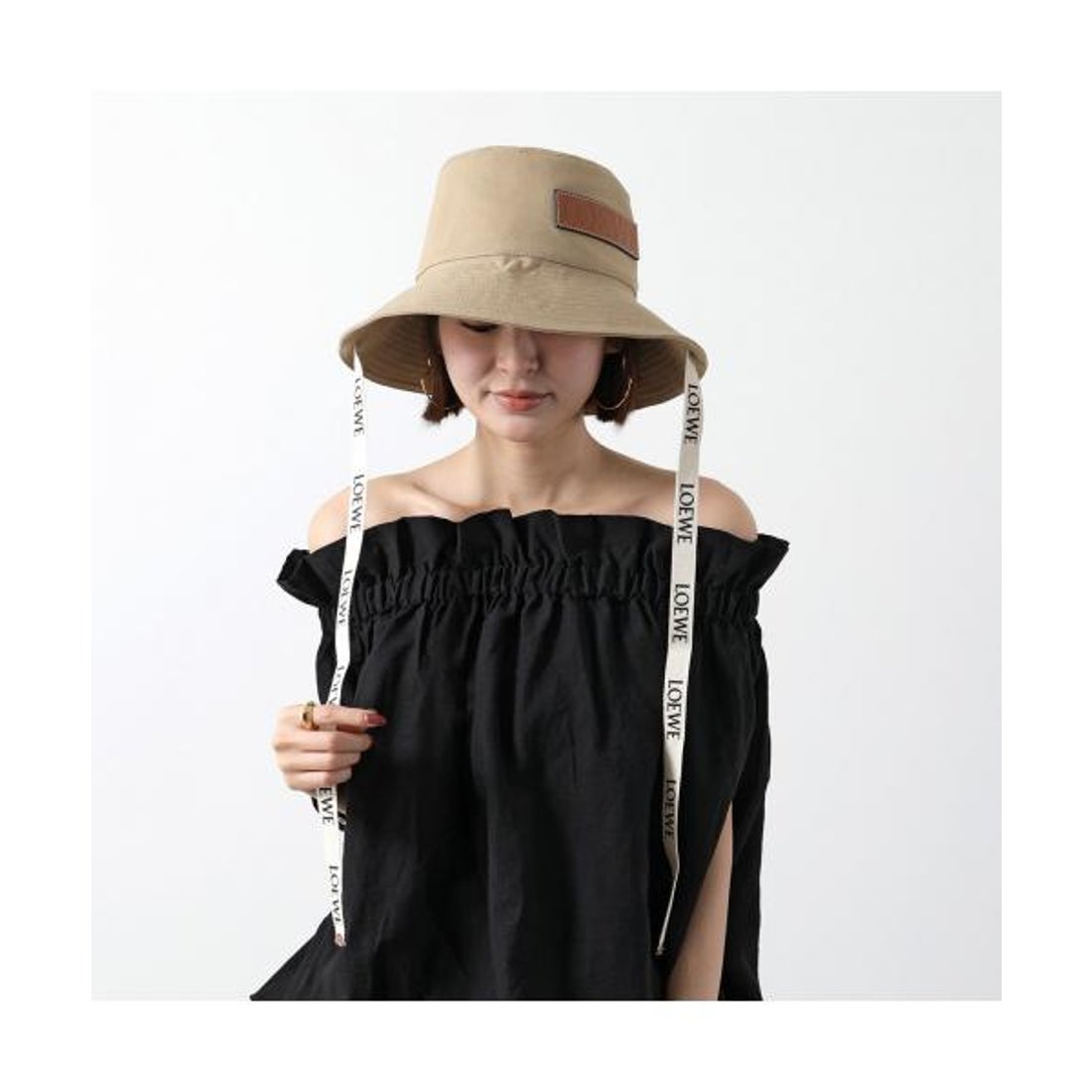 ロエベ LOEWE LOEWE フィッシャーマンハット K820HF1X16 （2150/SAND