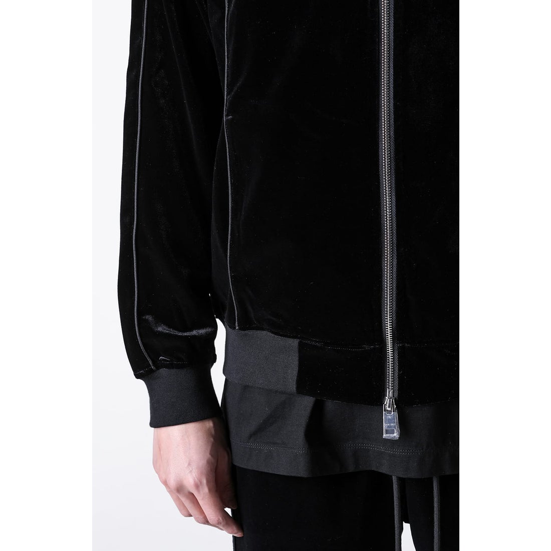 ラストネスト LAST NEST Velour Emb Track Jacket V2 （Black