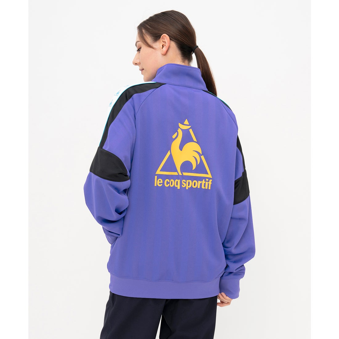 ルコックスポルティフ le coq sportif ストライプジャージジャケット