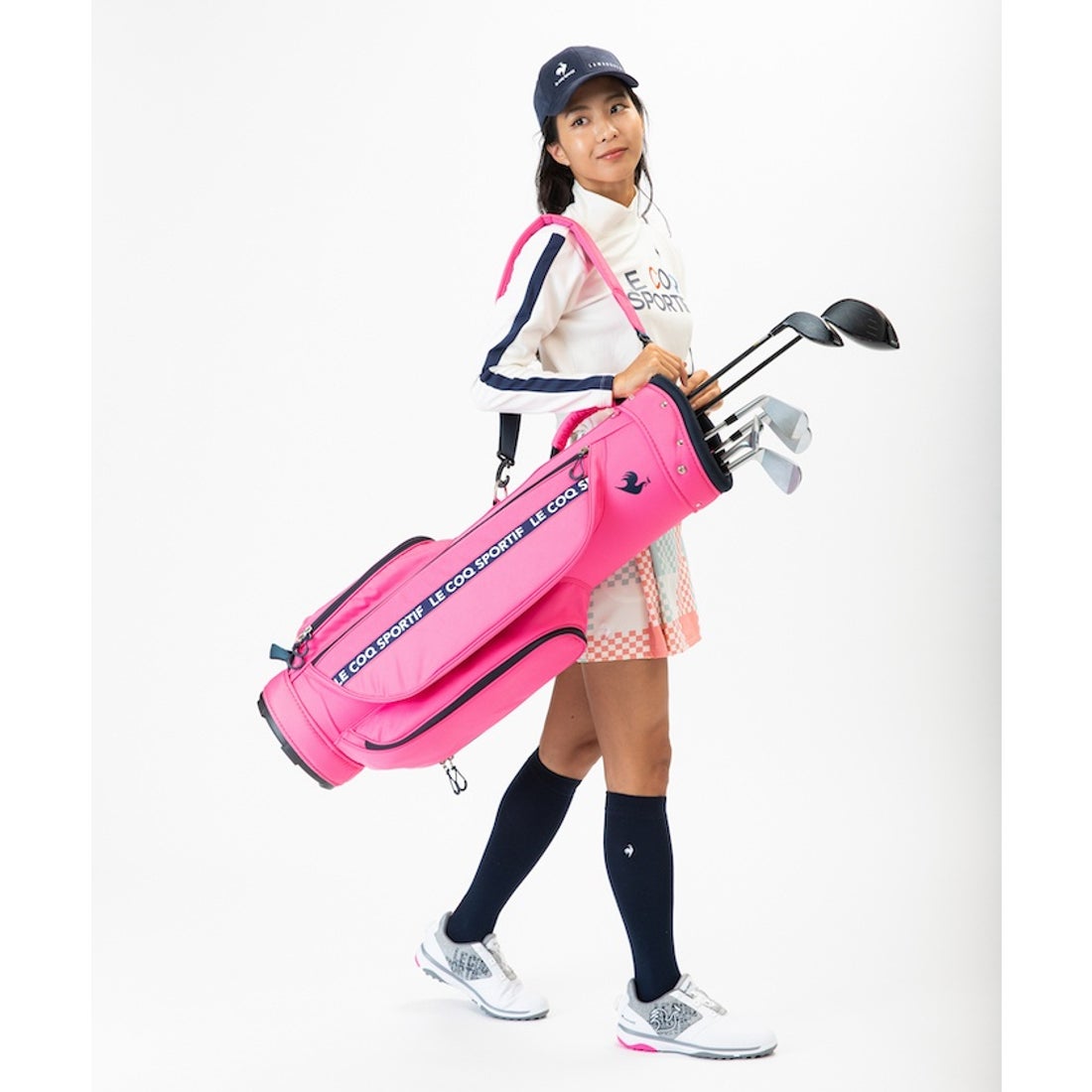 le coq sportif golf 軽量コンパクトキャディバッグ(8型) 2.4kg 6分割