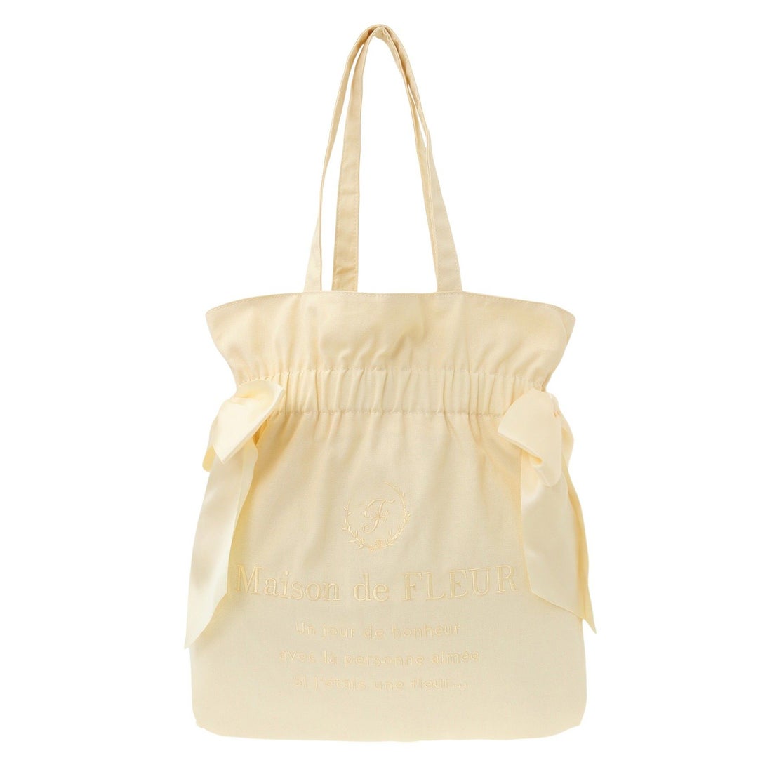 メゾン ド フルール Maison de FLEUR EC限定 キャンバスダブルリボン