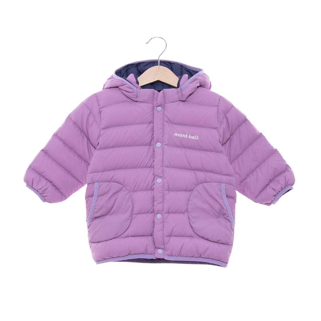 モンベル mont-bell ネージュダウン パーカ Baby's （ラベンダー