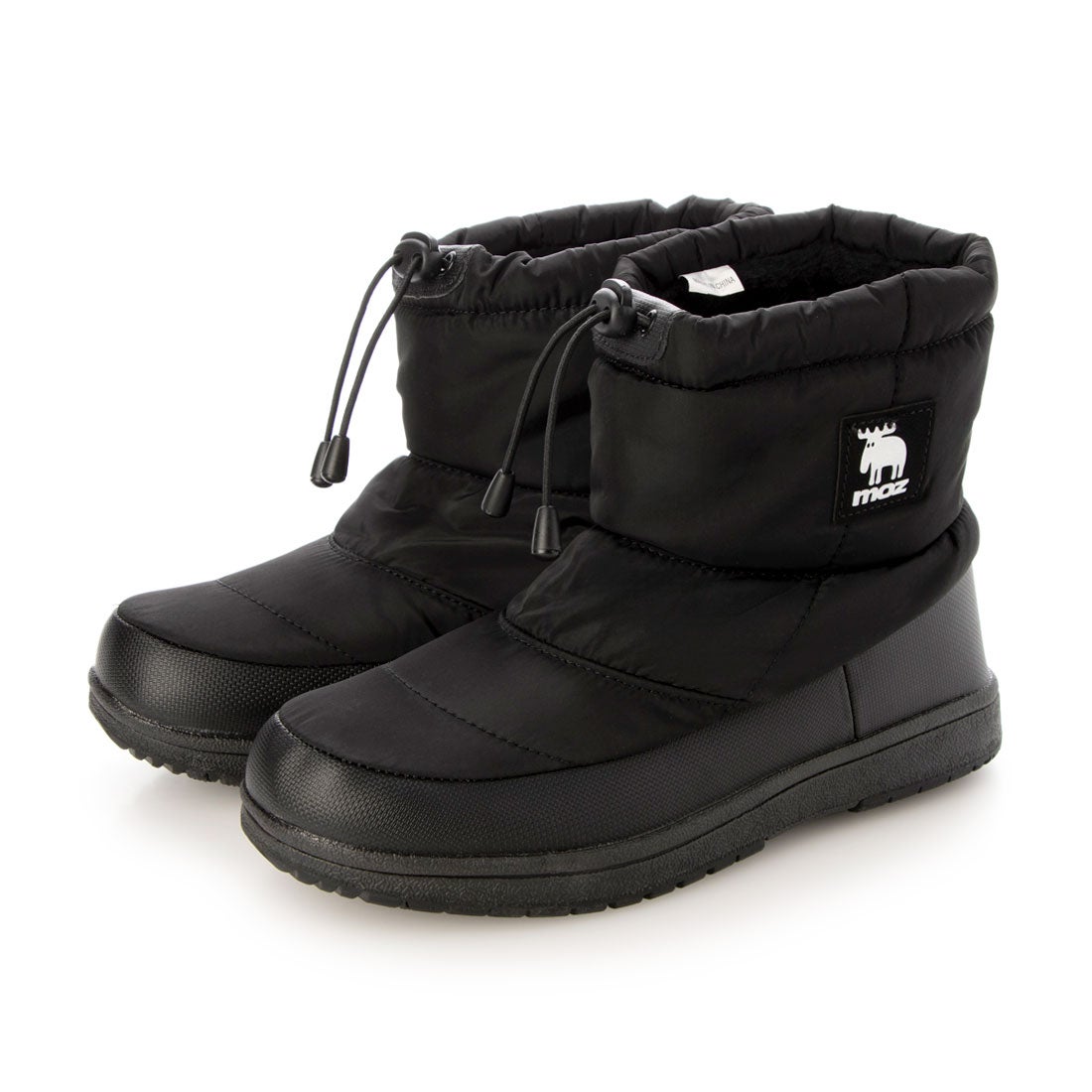 モズ moz ダウン調防水ブーツ MZ-227001 （ブラック） -waja bazar