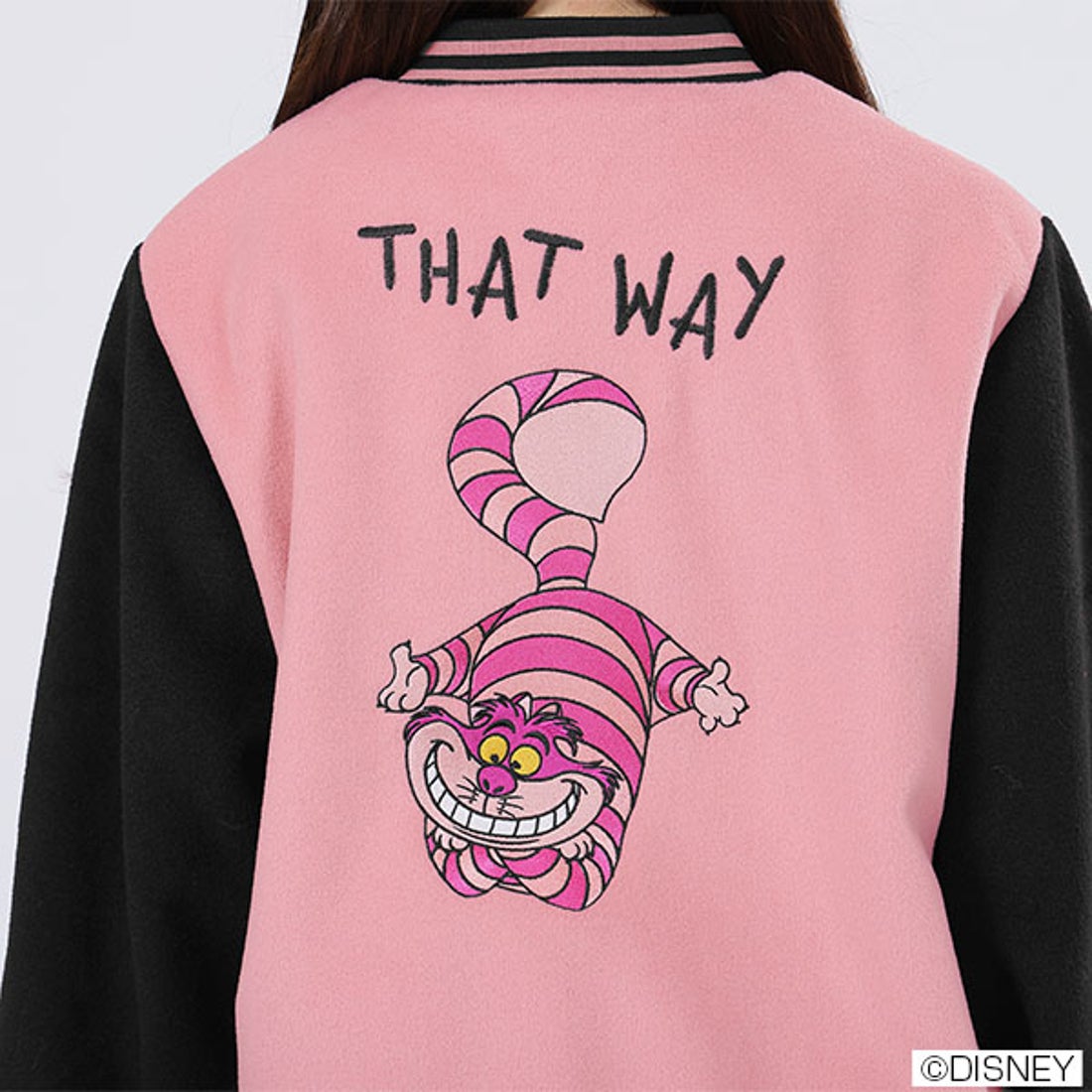 マリークワント MARY QUANT チェシャ猫デザインブルゾン （ピンク