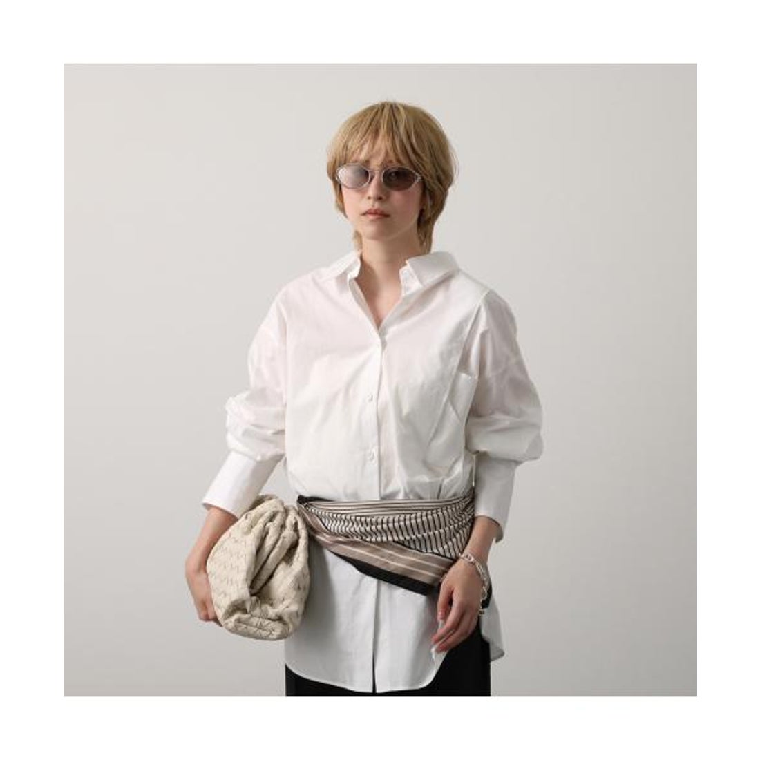 ミュウミュウ Miu Miu MIUMIU サングラス OMU 52YS オーバル メタル