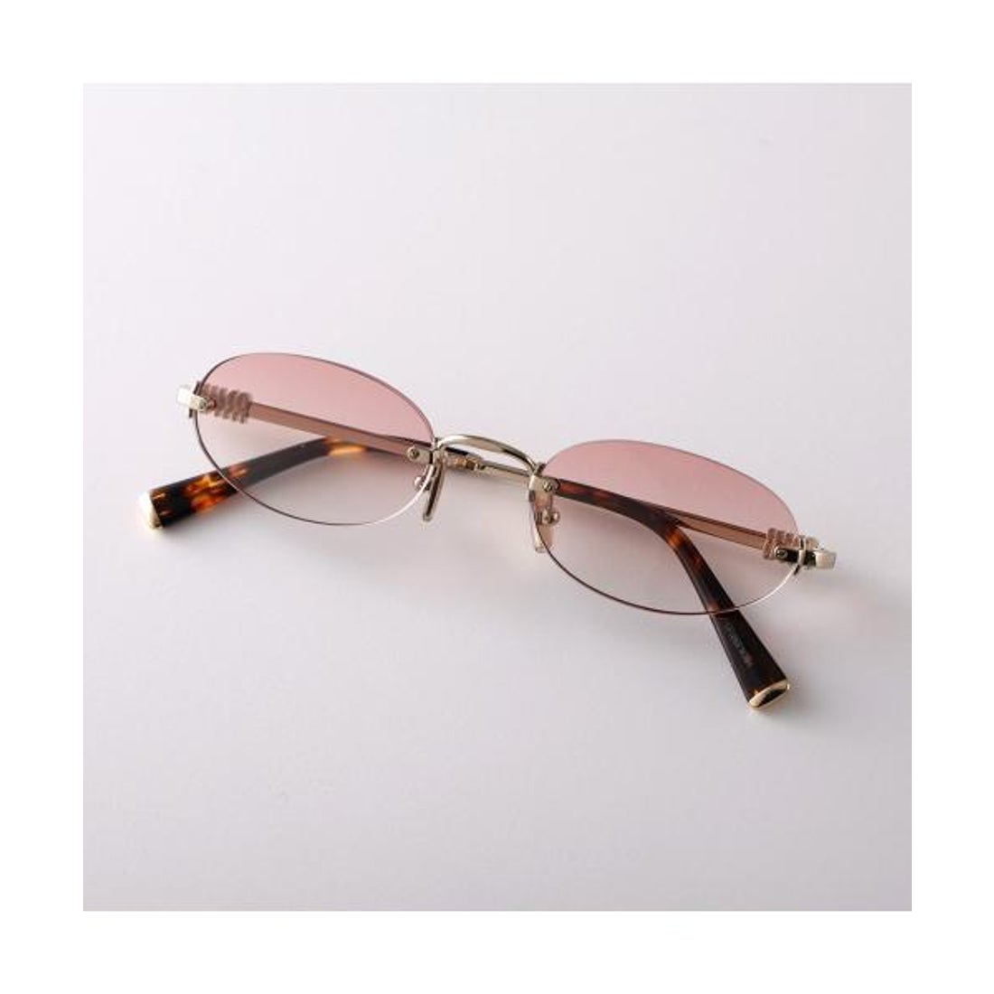 ミュウミュウ Miu Miu MIUMIU サングラス SMU A54 オーバル型 リムレス