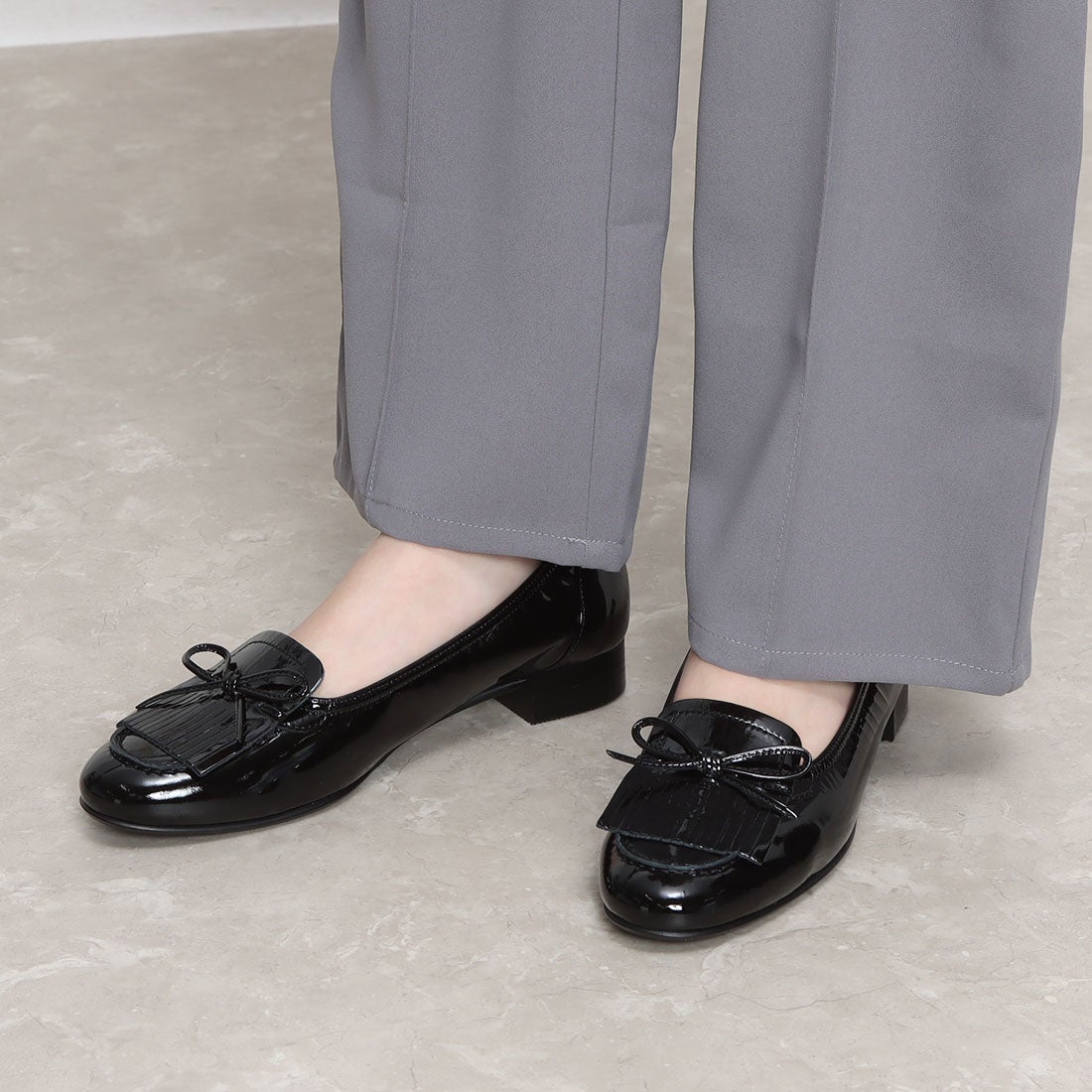 ミハマ MIHAMA カッターシューズ （紺エナメル） - ファッション通販 d