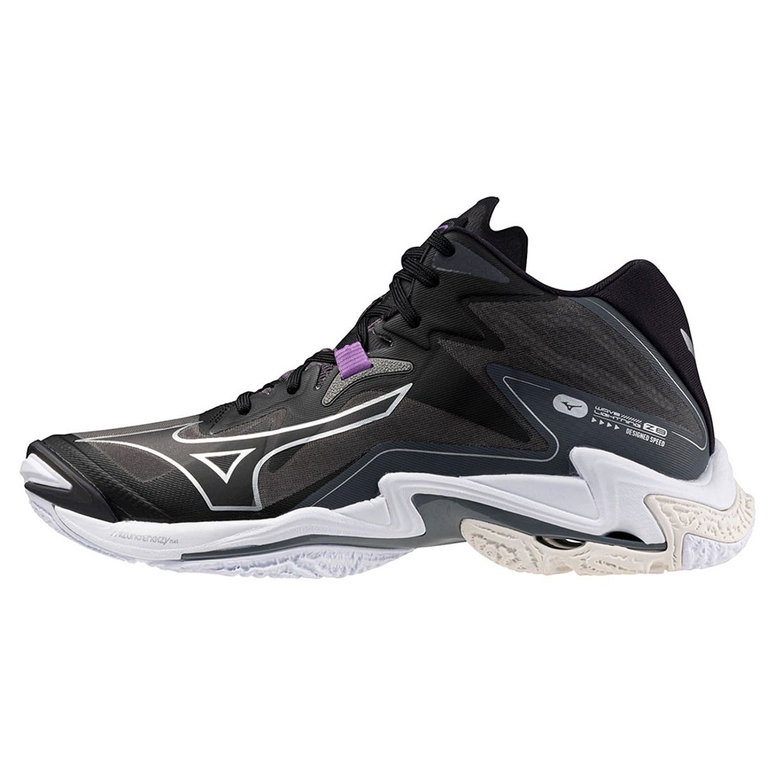 MIZUNO ミズノ WAVE LIGHTNING Z8 MID （ブラック×シルバー) V1GA2405