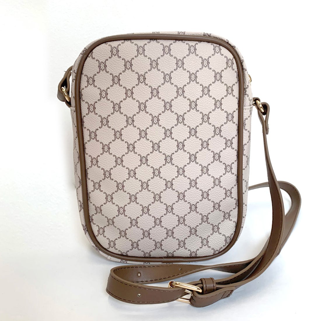 ノンヘッジ non-hedge モノグラム柄ショルダーバッグ （ブラウン） -靴