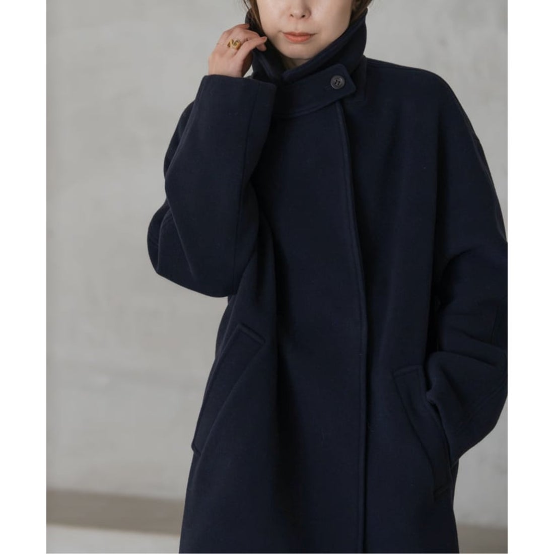 ノーブル NOBLE MTRビッグカラーコート （ベージュ） - ファッション