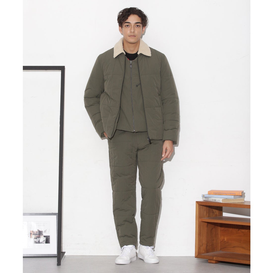 ナノ・ユニバース NANO universe 「CLIMASHIELD」別注キルトボア