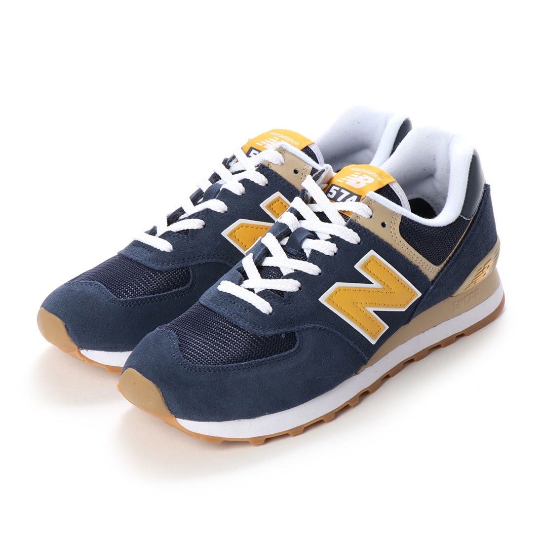 ニューバランス New Balance NB ML574 （SPF（ネイビー/イエロー