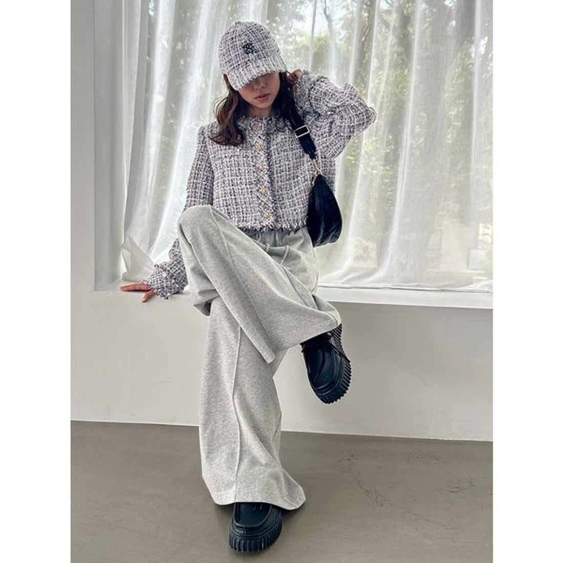 スナイデル SNIDEL ツイードジャケット （NVY） - ファッション通販 d