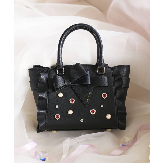 サマンサベガ SAMANTHAVEGA サイドレースアップリボンビジューミニ