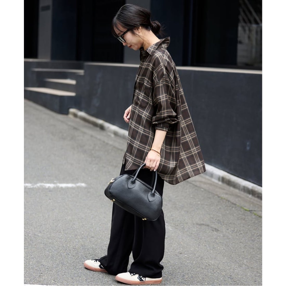 スローブ イエナ SLOBE IENA 《追加》ビエラチェックルーズシャツ