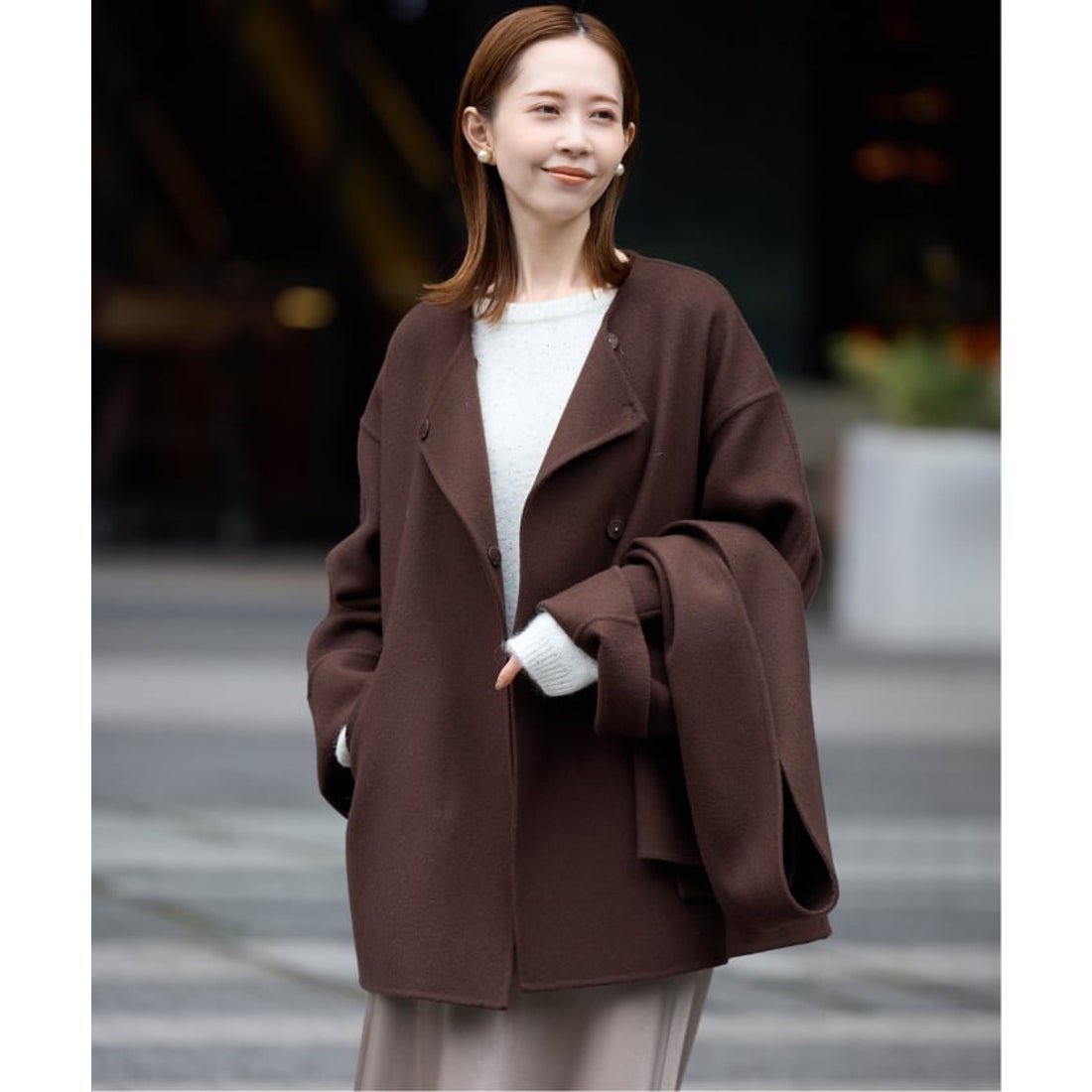 スローブ イエナ SLOBE IENA 《ストール付き/》SUPER140 ダブル